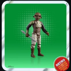 Star Wars Retro Collection Actionfigur 10 cm Lando Calrissian (Skiff Guard)
