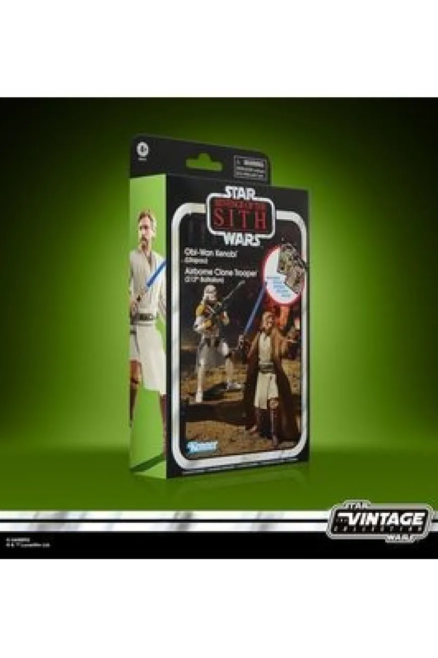 Star Wars: Revenge Of The Sith The Vintage Collection Obi-Wan Kenobi & Airborne Clone Trooper