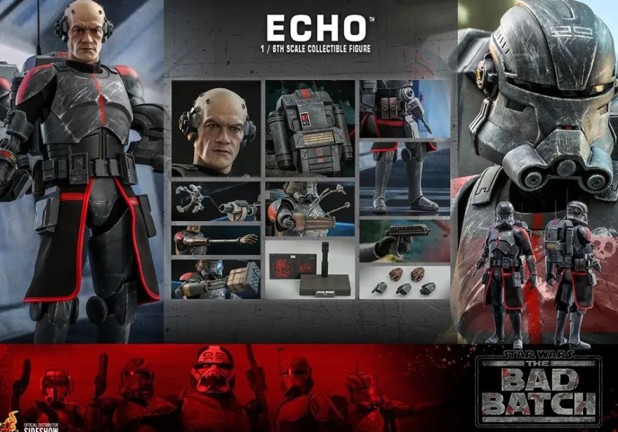 Star Wars The Bad Batch Television Masterpiece Actionfigur 1/6 Echo