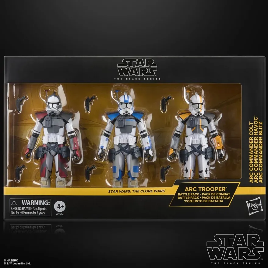 Star Wars The Black Series ARC Trooper Battle Pack Havoc, Colt, Blitz Actionfiguren
