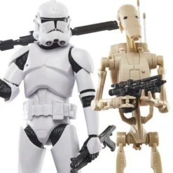 Star Wars The Black Series 6-Inch Phase II Clone Trooper & Battle Droid Actionfiguren