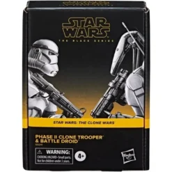 Star Wars The Black Series 6-Inch Phase II Clone Trooper & Battle Droid Actionfiguren