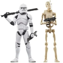 Star Wars The Black Series 6-Inch Phase II Clone Trooper & Battle Droid Actionfiguren