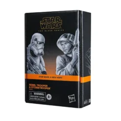 Star Wars The Black Series Rebel Trooper & Stormtrooper 6-Zoll-Actionfigur 2er-Pack