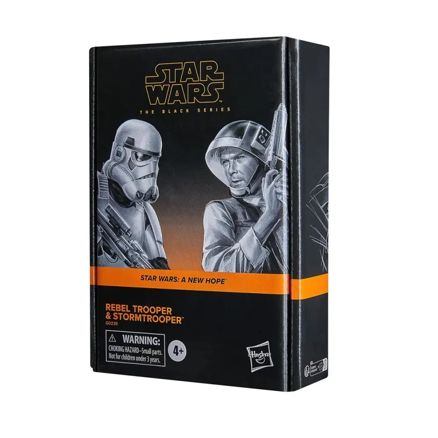 Star Wars The Black Series Rebel Trooper & Stormtrooper 6-Zoll-Actionfigur 2er-Pack