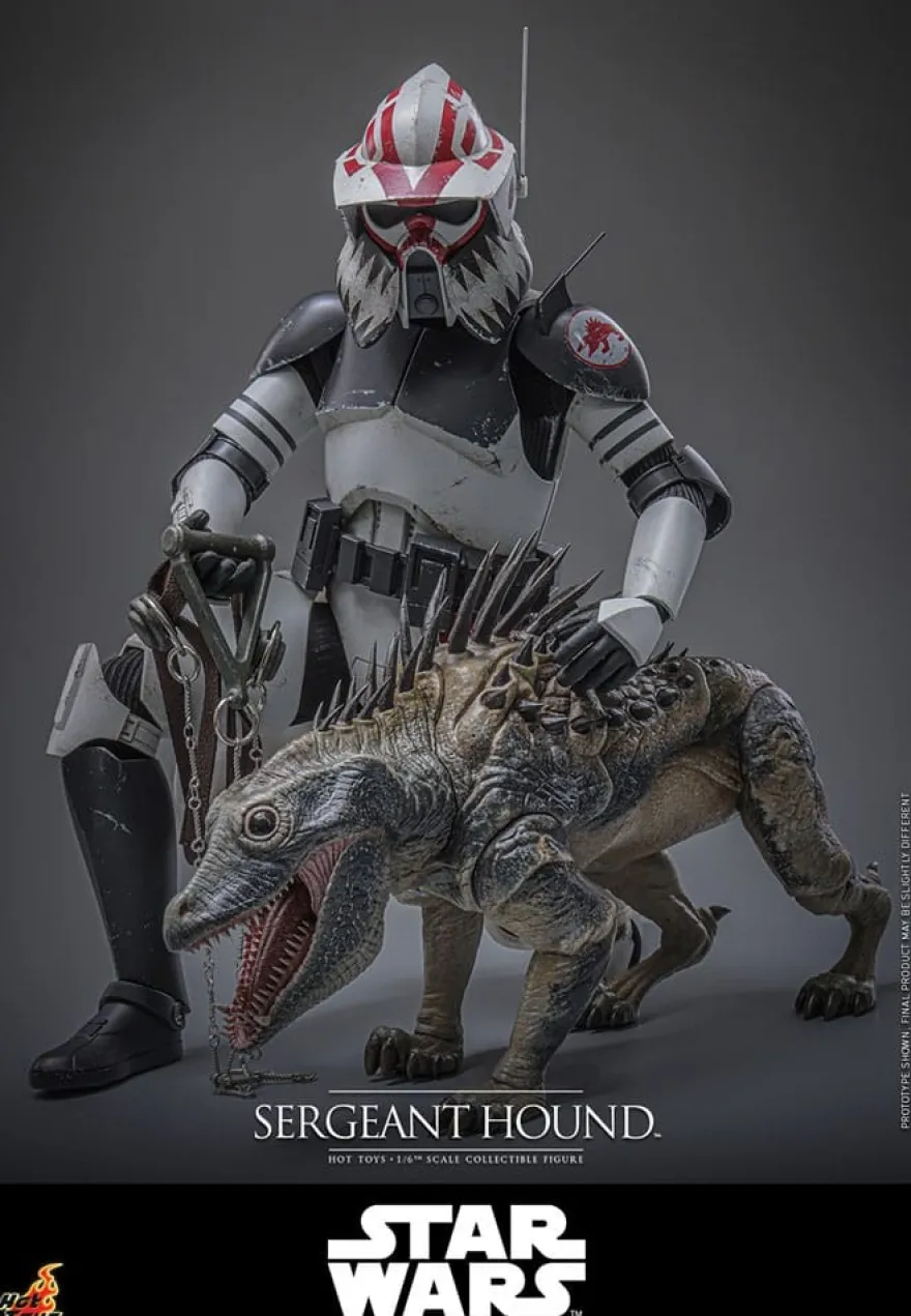 Star Wars: The Clone Wars Actionfigur 1/6 Sergeant Hound 30 cm