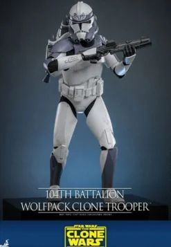 Star Wars The Clone Wars Actionfigur 1/6 104th Battalion Wolfpack Clone Trooper 30 cm