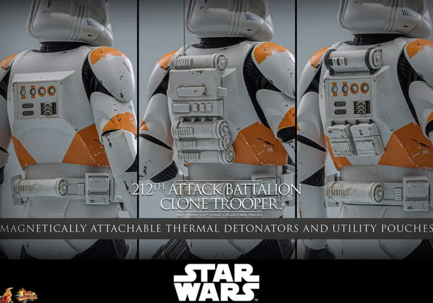 Star Wars: The Clone Wars Actionfigur 1/6 212th Attack Battalion Clone Trooper 30 cm