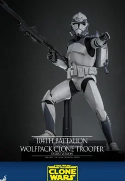 Star Wars The Clone Wars Actionfigur 1/6 104th Battalion Wolfpack Clone Trooper Deluxe Version 30 cm