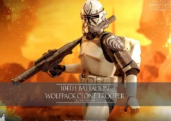 Star Wars The Clone Wars Actionfigur 1/6 104th Battalion Wolfpack Clone Trooper Deluxe Version 30 cm
