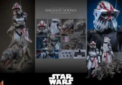 Star Wars: The Clone Wars Actionfigur 1/6 Sergeant Hound 30 cm