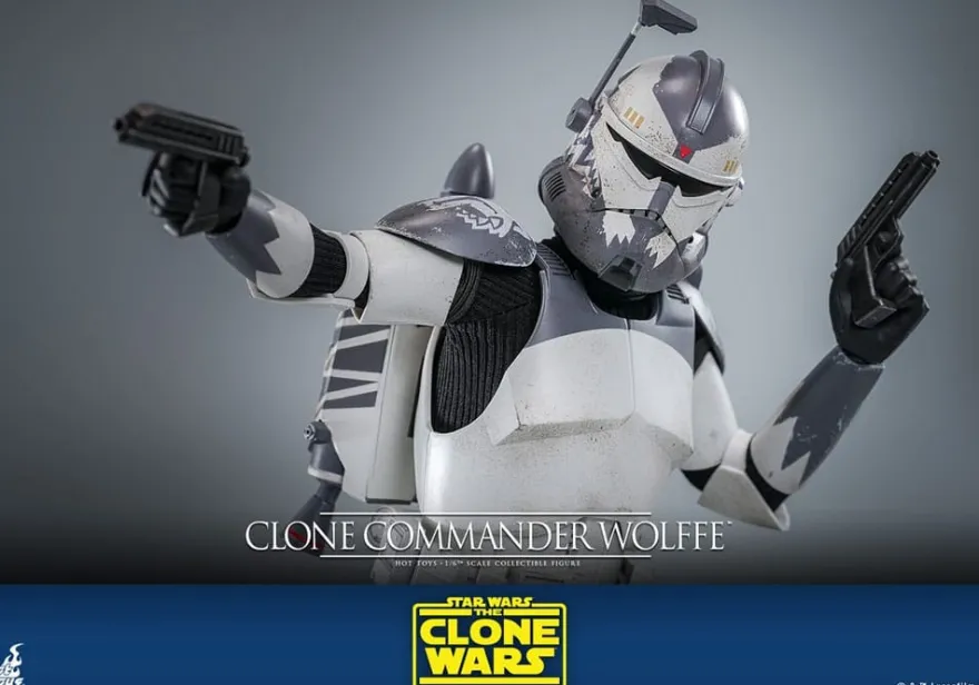 Star Wars: The Clone Wars Actionfigur 1/6 Clone Commander Wolffe 30 cm