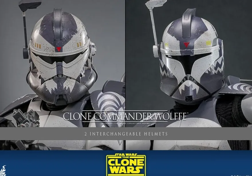 Star Wars: The Clone Wars Actionfigur 1/6 Clone Commander Wolffe 30 cm