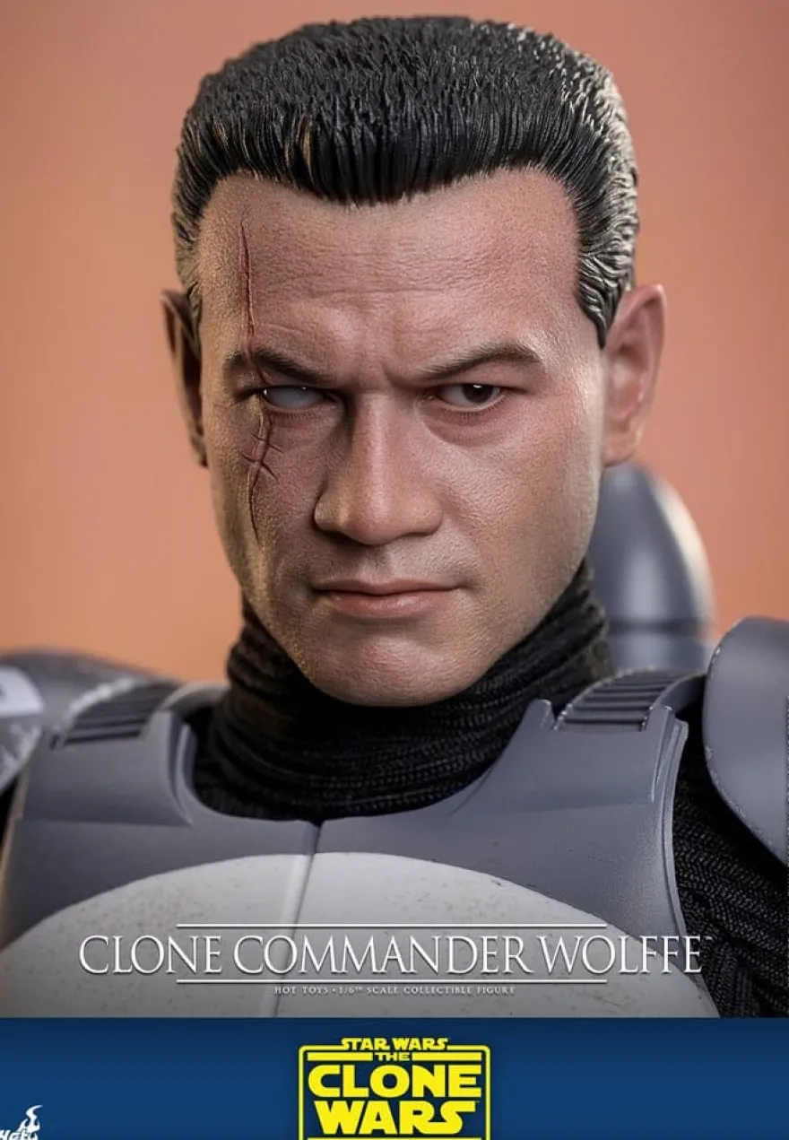 Star Wars: The Clone Wars Actionfigur 1/6 Clone Commander Wolffe 30 cm