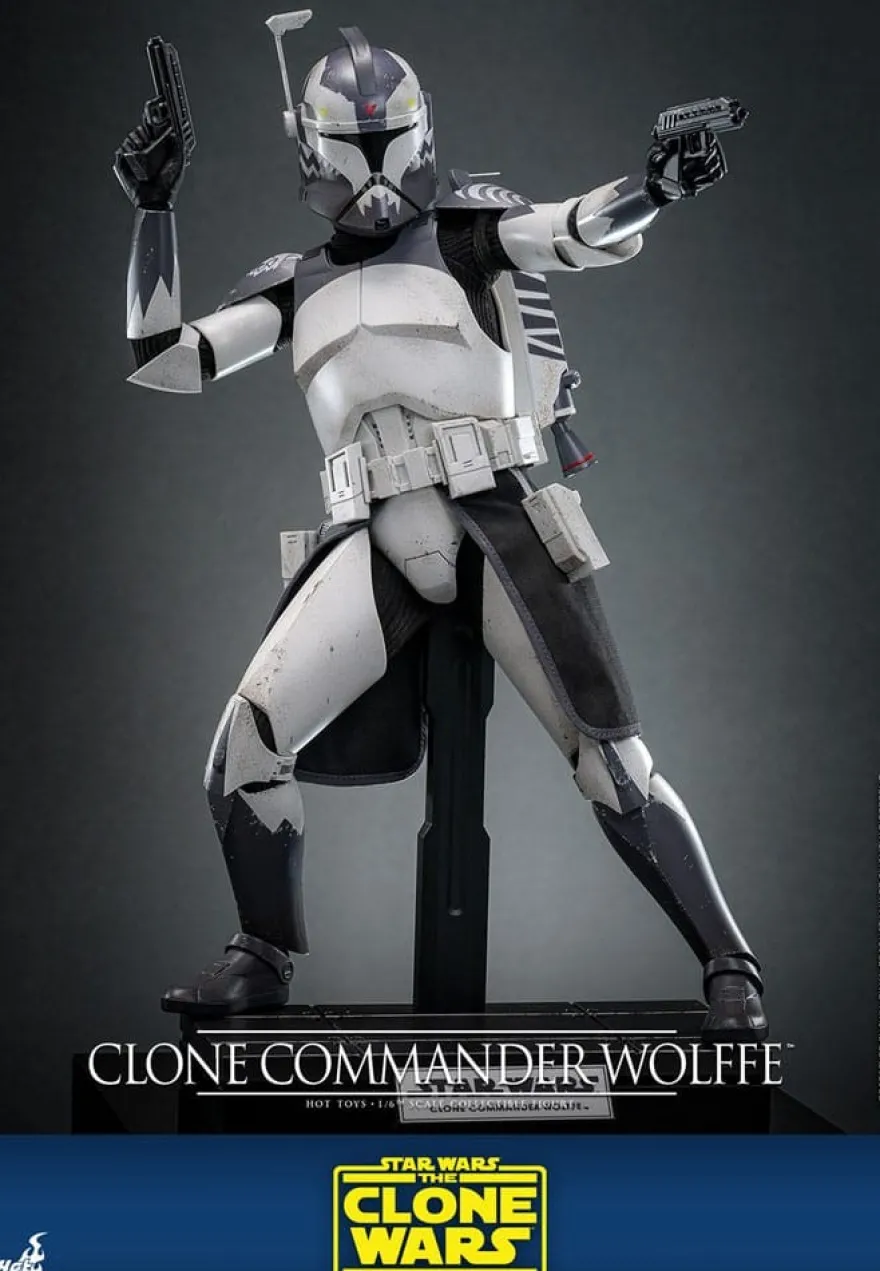 Star Wars: The Clone Wars Actionfigur 1/6 Clone Commander Wolffe 30 cm