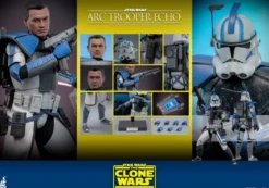Star Wars: The Clone Wars Actionfigur 1:6 Arc Trooper Echo 30 cm