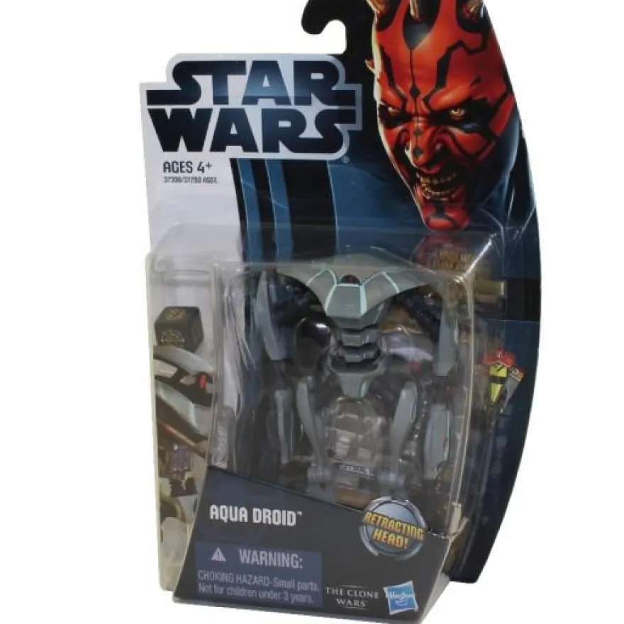 Star Wars The Clone Wars Actionfigur Aqua Droid CW 10