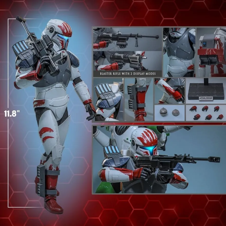 Star Wars: The Clone Wars Television Masterpiece Actionfigur 1/6 Clone Commando Sev (Exclusive)