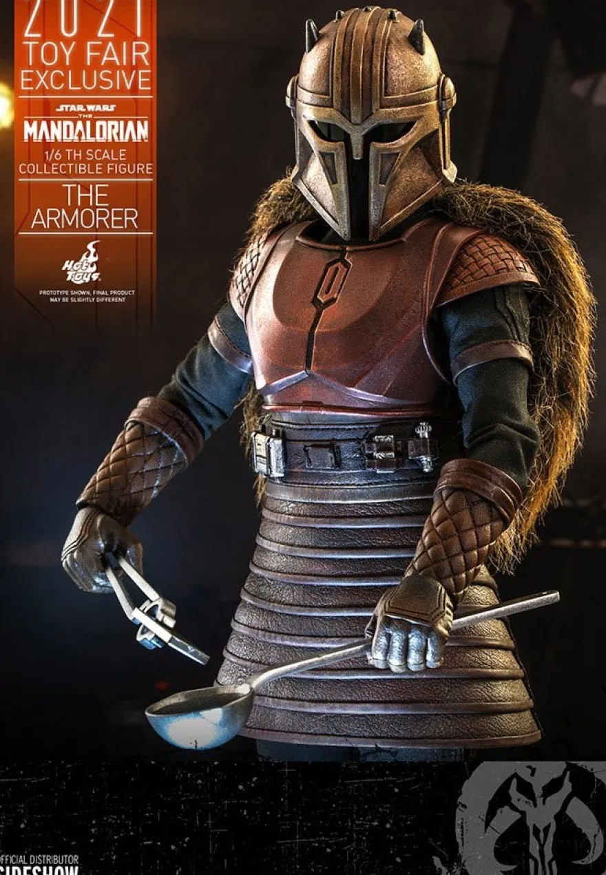 Star Wars The Mandalorian Actionfigur 1/6 The Armorer 2021 Toy Fair Exclusive 29 cm