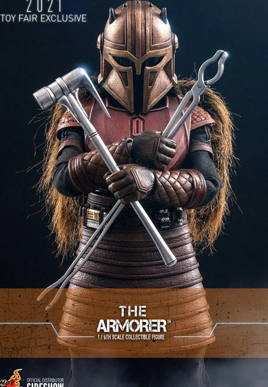 Star Wars The Mandalorian Actionfigur 1/6 The Armorer 2021 Toy Fair Exclusive 29 cm