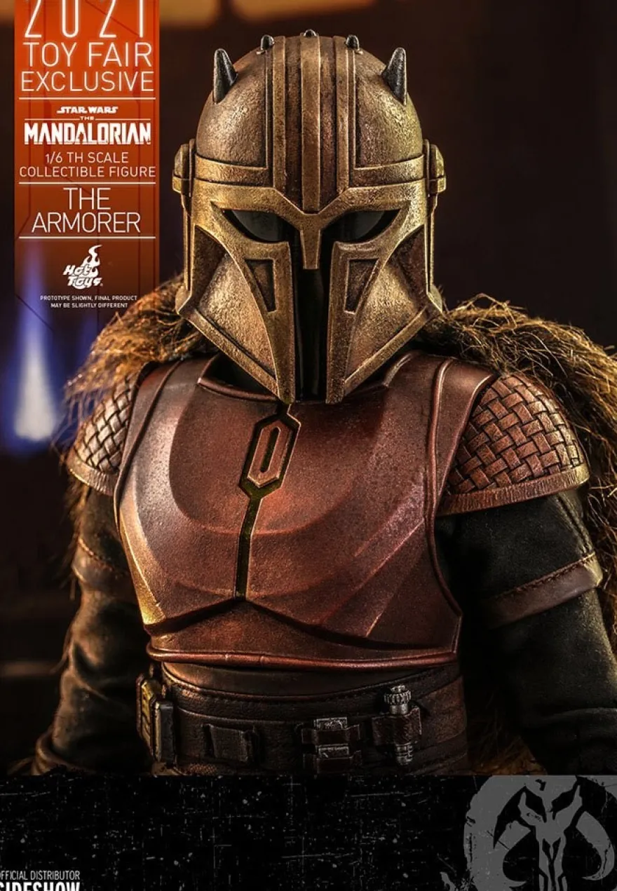 Star Wars The Mandalorian Actionfigur 1/6 The Armorer 2021 Toy Fair Exclusive 29 cm
