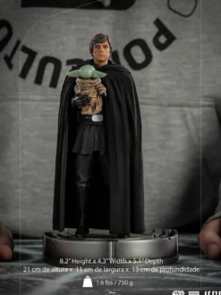Star Wars The Mandalorian Art Scale Statue 1/10 Luke Skywalker & Grogu