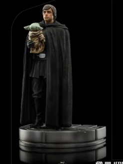 Star Wars The Mandalorian Art Scale Statue 1/10 Luke Skywalker & Grogu
