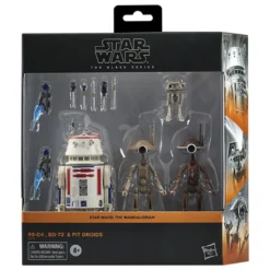 Star Wars: The Mandalorian Black Series Actionfiguren 4er-Pack R5-D4, BD-72 & Pit Droids