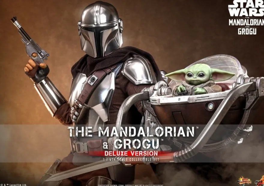 Star Wars The Mandalorian & Grogu Movie Masterpiece Actionfigur 1/6 The Mandalorian and Grogu Deluxe