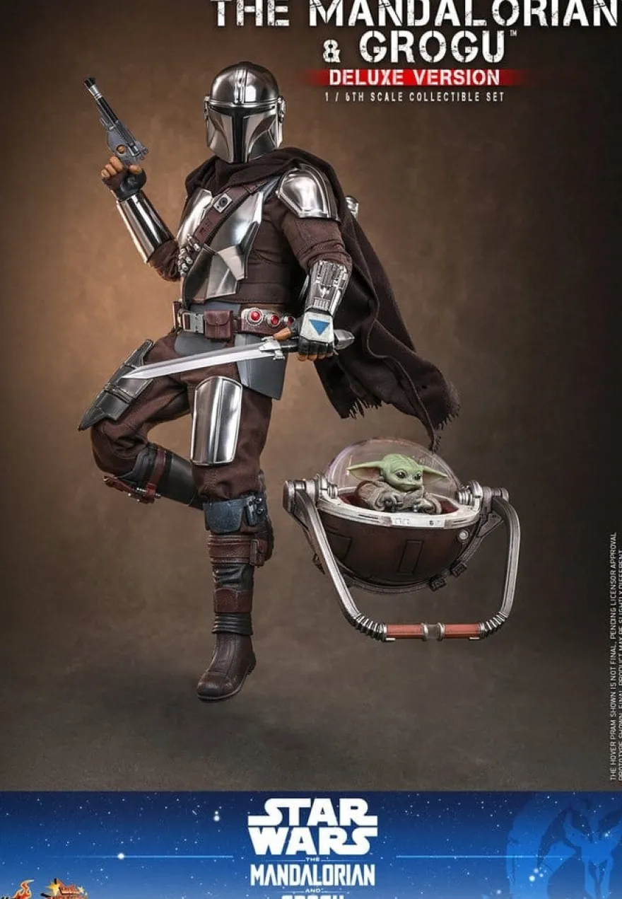 Star Wars The Mandalorian & Grogu Movie Masterpiece Actionfigur 1/6 The Mandalorian and Grogu Deluxe