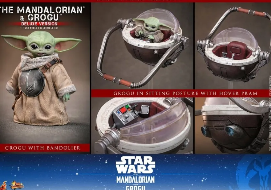 Star Wars The Mandalorian & Grogu Movie Masterpiece Actionfigur 1/6 The Mandalorian and Grogu Deluxe