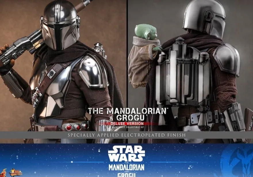 Star Wars The Mandalorian & Grogu Movie Masterpiece Actionfigur 1/6 The Mandalorian and Grogu Deluxe