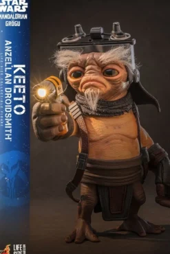 Star Wars: The Mandalorian & Grogu Life-Size Masterpiece Lebensgroße Figur Keeto Anzellan Droidsmith