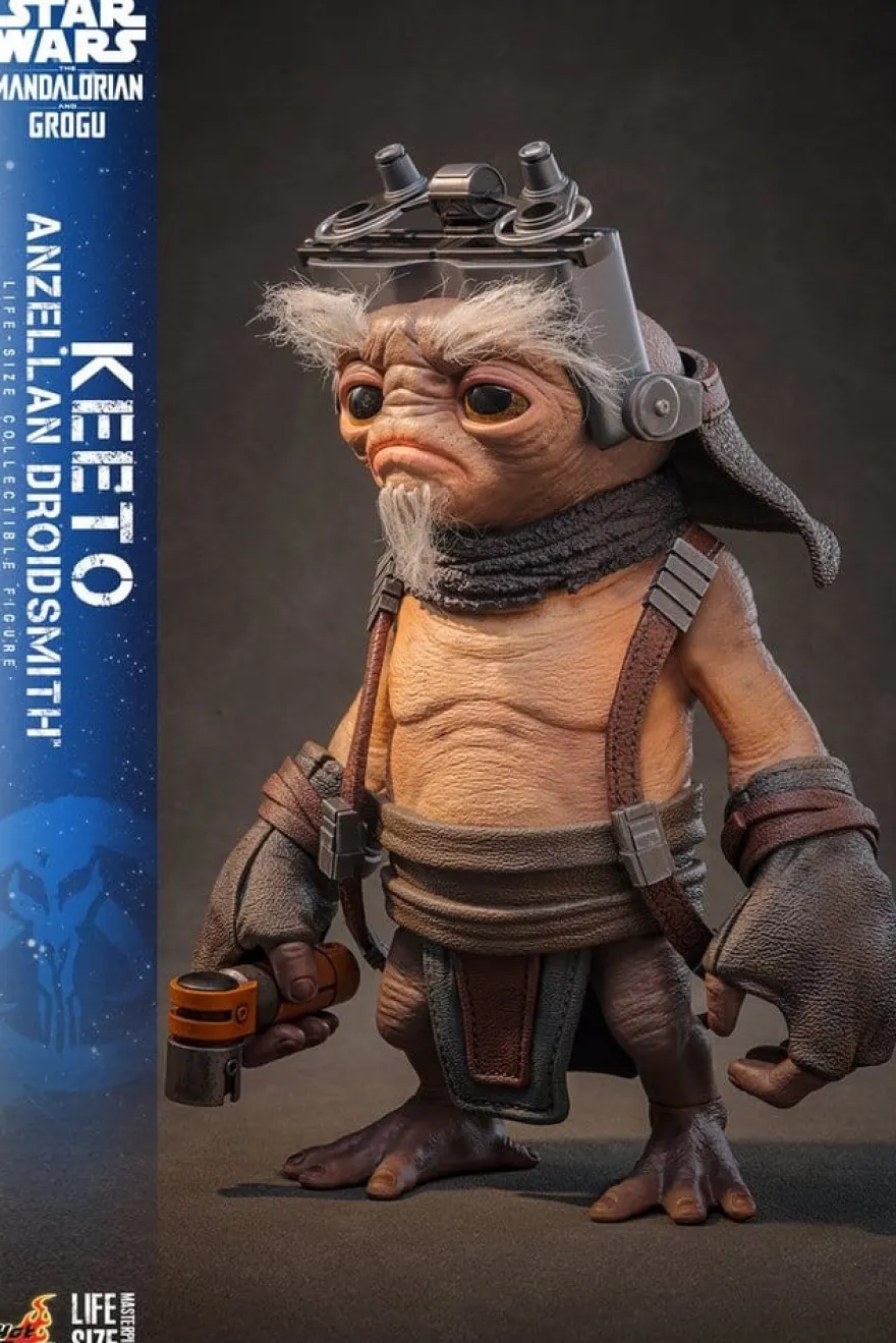 Star Wars: The Mandalorian & Grogu Life-Size Masterpiece Lebensgroße Figur Keeto Anzellan Droidsmith