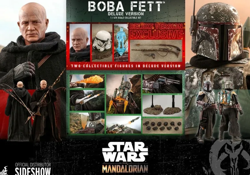 Star Wars The Mandalorian Television Masterpiece Actionfiguren 1/6 Boba Fett (Deluxe Version, 2-Pack