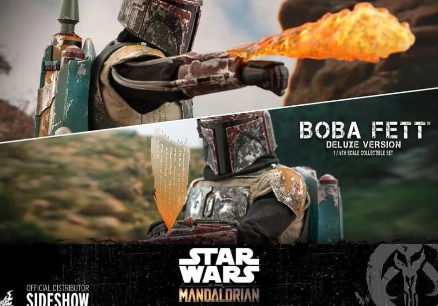 Star Wars The Mandalorian Television Masterpiece Actionfiguren 1/6 Boba Fett (Deluxe Version, 2-Pack