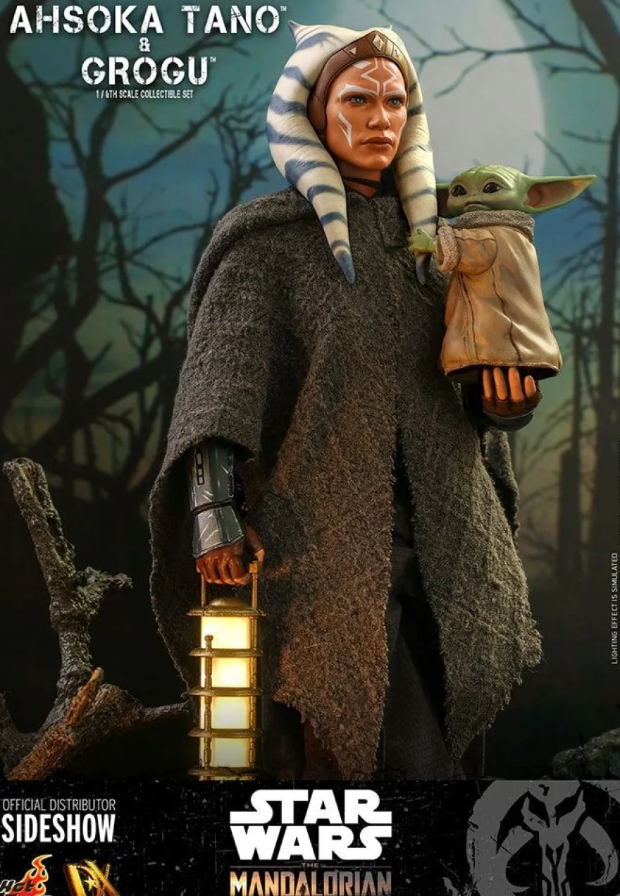 Star Wars The Mandalorian Television Masterpiece Actionfigur 1/6 Ahsoka Tano & Grogu