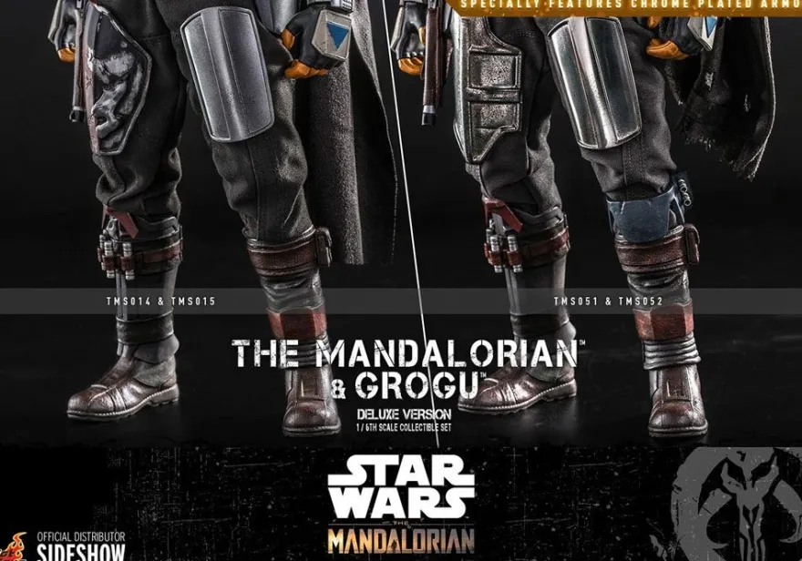 Star Wars The Mandalorian Television Masterpiece Actionfiguren 1/6 The Mandalorian & Grogu (2-Pack)
