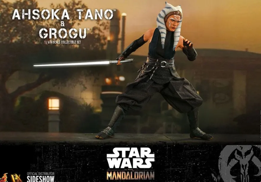 Star Wars The Mandalorian Television Masterpiece Actionfigur 1/6 Ahsoka Tano & Grogu
