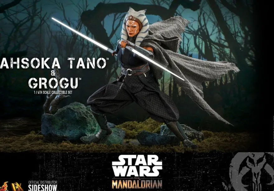 Star Wars The Mandalorian Television Masterpiece Actionfigur 1/6 Ahsoka Tano & Grogu