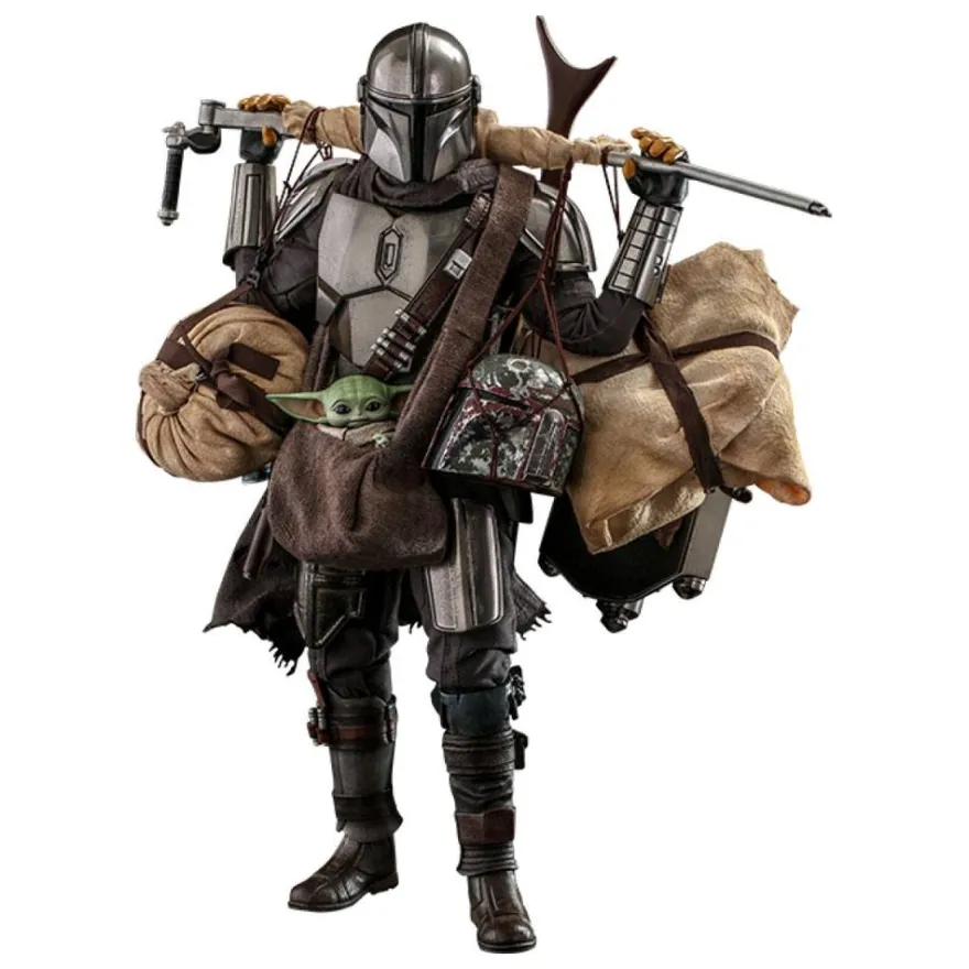 Star Wars The Mandalorian Television Masterpiece Actionfiguren 1/6 The Mandalorian & Grogu (2-Pack)