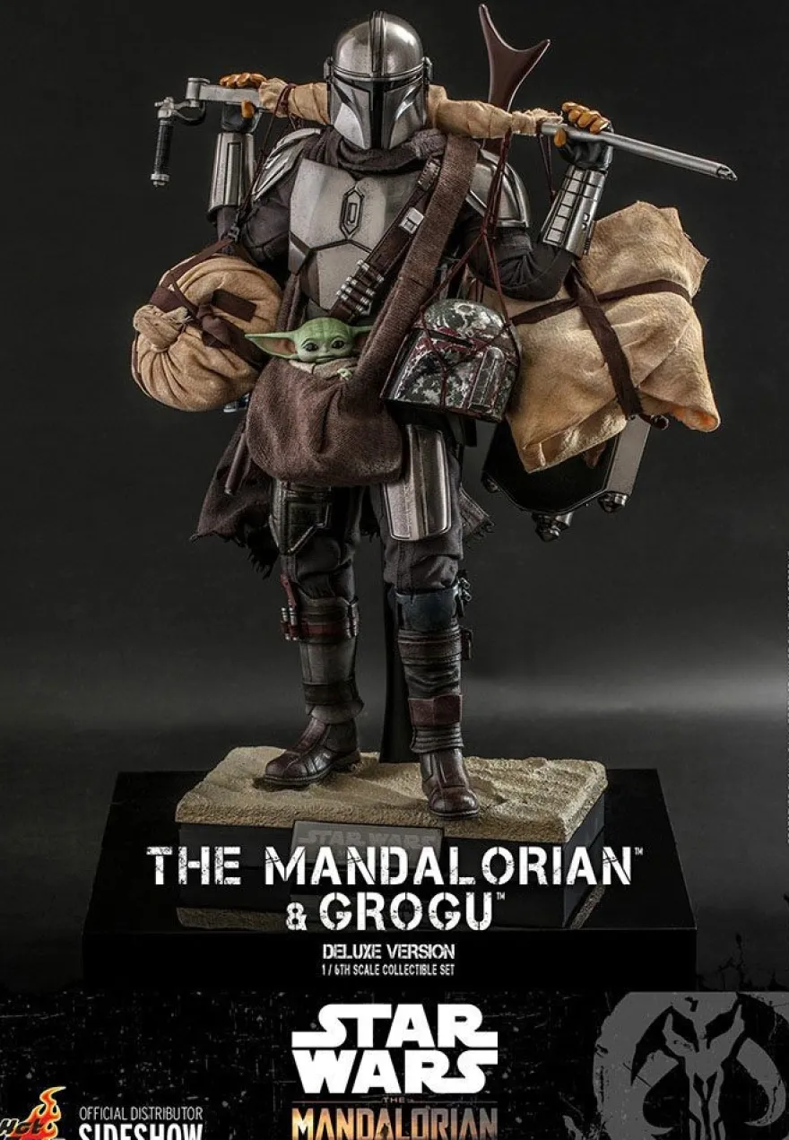 Star Wars The Mandalorian Television Masterpiece Actionfiguren 1/6 The Mandalorian & Grogu (2-Pack)