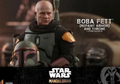 Star Wars The Mandalorian Television Masterpiece Actionfigur 1/6 Boba Fett (Repaint Armor) & Throne