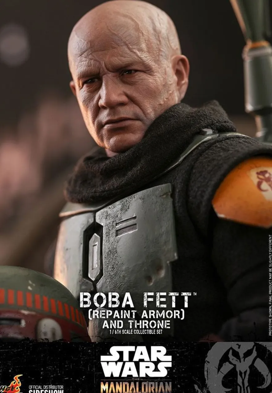 Star Wars The Mandalorian Television Masterpiece Actionfigur 1/6 Boba Fett (Repaint Armor) & Throne