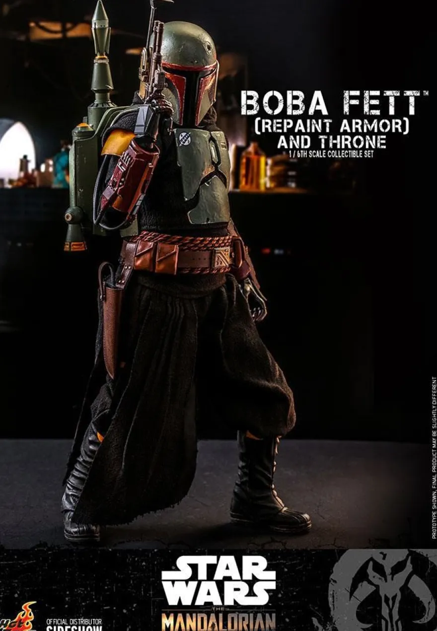 Star Wars The Mandalorian Television Masterpiece Actionfigur 1/6 Boba Fett (Repaint Armor) & Throne