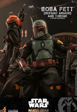 Star Wars The Mandalorian Television Masterpiece Actionfigur 1/6 Boba Fett (Repaint Armor) & Throne