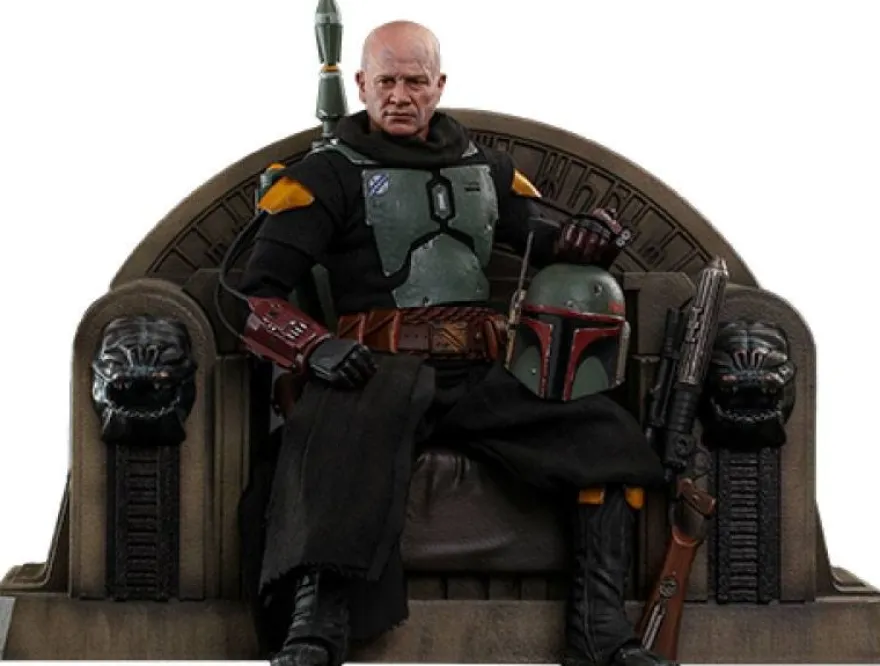 Star Wars The Mandalorian Television Masterpiece Actionfigur 1/6 Boba Fett (Repaint Armor) & Throne