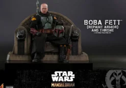 Star Wars The Mandalorian Television Masterpiece Actionfigur 1/6 Boba Fett (Repaint Armor) & Throne