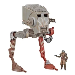 Star Wars The Mandalorian Vintage Collection Fahrzeug AT-ST Raider & Klatooinian