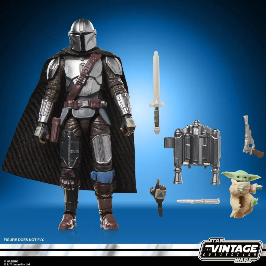 Star Wars The Vintage Collection The Mandalorian & Grogu Deluxe Actionfigur